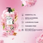 Lux Body Wash Soft Skin French Rose & Almond Oil Super Saver XL Pump Bottle with Long Lasting Fragrance, Glycerine, Paraben Free, Extra Foam, 750 ml - Fast UK Delivery - Image 6