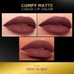 FACESCANADA Comfy Matte Liquid Lipstick - Note To Self 07 (Brown), 3.8 Ml | Comfortable 10Hr Longstay | Intense Matte Color | Almond Oil & Vitamin E Infused | Super Smooth | No Dryness | No Alcohol - Fast UK Delivery - Image 5