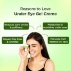 Bella Vita Organic EyeLift Hydrating Natural Under Eye Cream Gel for Dark Circles, Puffy Eyes, Wrinkles & Removal of Fine Lines for Women & Men, 20 gm - Fast UK Delivery - Image 6