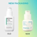 Innisfree Retinol Cica Repair Ampoule 30ml with Hyaluronic Acid, Reduces Skin Blemishes and improves skin elasticity, Korean Face Serum - Fast UK Delivery - Image 3