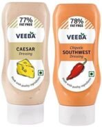 Veeba Salad Dressings Caesar 77% Fat Free, 300g and Veeba Chipotle Southwest Salad Dressing, 300g - Fast UK Delivery - Image 2