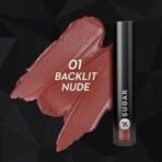 SUGAR Cosmetics Mousse Muse Lip Cream | Lasts 24+ Hrs | Creamy Mousse Lipstick | Waterproof & Smudgeproof | 5ml - 01 Backlit Nude - Fast UK Delivery - Image 5