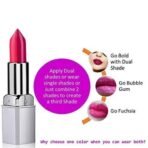 BONJOUR PARIS Coat Me Go Creative Dual Lipsticks (Bubble Gum/Fuchsia) - Fast UK Delivery - Image 5