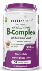 HealthyHey Nutrition Vitamin B-Complex - 60 Vegetable Capsules - Fast UK Delivery - Image 2