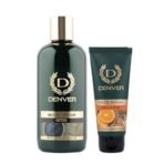 DENVER Detox Body Wash With Activated Charcoal - 325ML + Oil Clear Face Wash With Vitamin C - 50GM (Combo Pack of 2) | Detox Formula Body Bath Gel For Men | Goodness of Vitamin C & Green Tea - Fast UK Delivery - Image 2