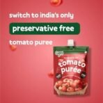 CURRYiT Tomato Puree 300 g (Pack of 3) | Made With 100% Fresh Hand picked Tomatoes | No onion, No Garlic | Tomato Paste For Cooking Pasta & Curries | No Added Preservatives or Colors | Pure & Natural - Fast UK Delivery - Image 4
