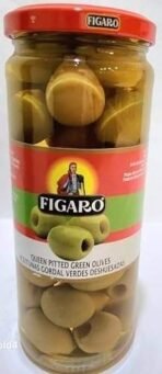 Figaro Queengreen Pitted Olives, 450g - Fast UK Delivery - Image 2