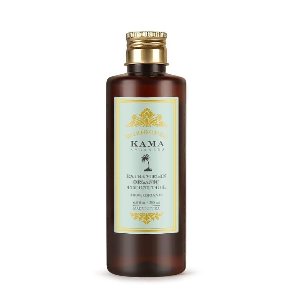 uk41D-OuWehfL-1-1.jpg Kama Ayurveda Extra Virgin Organic Coconut Oil, 200ml - Fast UK Delivery - Image 1