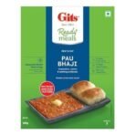 Gits Ready to Eat Pav Bhaji, Pure Veg, Heat and Eat Indian Chaat, Microwaveable, 300g - Fast UK Delivery - Image 3