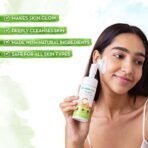 Mamaearth Vitamin C Face Wash with Foaming Silicone Cleanser Brush Powered by Vitamin C & Turmeric - 150ml - Fast UK Delivery - Image 5
