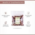 Attar Ayurveda Dried Reetha Nuts/Soapnuts for Hair (500 grams, whole) | 100% Natural, Preservative free | Selected Quality - Fast UK Delivery - Image 5