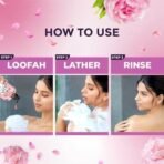 Lux Body Wash Soft Skin French Rose & Almond Oil Super Saver XL Pump Bottle with Long Lasting Fragrance, Glycerine, Paraben Free, Extra Foam, 750 ml - Fast UK Delivery - Image 7