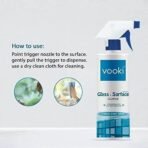Vooki Ecofriendly Smooth Glass Surface Cleaner, Non-Toxic, for All Types of Glass Surfaces, Home and Commercial Use - 500ml - (Pack of 1) - Fast UK Delivery - Image 4