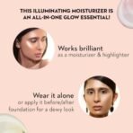 SUGAR Cosmetics Bling Leader Illuminating Moisturizer | Strobe Cream with Vitamin E | Lightweight | Protects against Pollution | 25ml - 02 Pink Trippin' (Cool Pink Highlighter with Pearl Finish) - Fast UK Delivery - Image 5