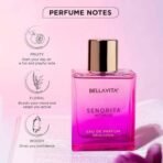Bella Vita Luxury Senorita Woman Eau De Parfum Perfume with Yuzu, Lotus, Magnolia, Musk|Premium, Long Lasting Floral, Fruity Fragrance for Women 100ML - Fast UK Delivery - Image 4