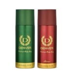 DENVER Hamilton Deo + Honour Deo - 165ML Each (Combo Set of 2) | Long Lasting Deodorant Body Spray For Men - Fast UK Delivery - Image 2