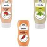 VEEBA MINT MAYONNAISES+CHIPOTLE SOUTHWEST DRESSING +THOUSAND ISLAND DRESSING (PACK OF 3*) 0.9 kg (Pack of 3) - Fast UK Delivery
