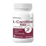 L-Carnitine For Supports Muscles Recovery, Fat Burn & Energy 1000 mg | 60 Capsules - Fast UK Delivery - Image 3