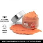 FACESCANADA Watermelon Fresh Glowy Clay Facial Mask, 50g | Watermelon Extract & Bentonite Clay | Deep Pore Cleansing | Soft, Smooth & Hydrated Skin | Youthful Glow | For All Skin Types | Vegan - Fast UK Delivery - Image 3