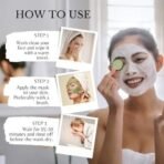 Deewal Premium Sandalwood Clay Face Mask | Ultra Glow & Deep Cleansing Face Pack | Absorbs Excess Oil & Removes Impurities | Natural Tan Removal | Chemical-Free | Suitable for All Skin Types - Fast UK Delivery - Image 5
