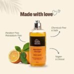 The Bath Store Mandarin Orange Body Wash Shower Gel | Tan Removal Body Wash | Shower Gel for Men & Women | Body Wash for Summer | Cleanses Acne & Exfoliating Body Wash | Long Lasting Fragrance - 300 Ml - Fast UK Delivery - Image 5
