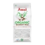 Amul Organic Basmati Rice Pouch 1Kg (Pack Of 2) | Fluffy Long Grains | Perfect for Pulao, Biryani and Fried Rice | For Everyday Consumption - Fast UK Delivery - Image 3