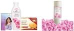 Enchanteur Romantic Hand and Body Lotion 100ml + Yardley Perfume 10ml + Santoor Royal Sandal Soap 75g Romantic Perfumed Talcum Powder with Floral French Fragrance for Women Combo - Fast UK Delivery - Image 2