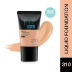 Maybelline New York Liquid Matte Foundation, Sun Beige & New York Compact Powder For All Skin Types,Natural Beige, Full Coverage, 8G - Fast UK Delivery - Image 4