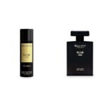 Bella Vita Luxury Hit The Klub Tonight Combo For Him, Pack Of 2 Premium Long Lasting Fragrance Musk Scent - Klub Edp 100 Ml & Liquid Klub Body Parfum Deodorant For Unisex Adult, 150 Milliliters - Fast UK Delivery