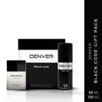 Denver Black Code Gift Pack Set - Deodorant (150Ml) + Perfume (60Ml) | Fresh, Aerosol | Long Lasting Deo Perfume Scent For Men - Fast UK Delivery - Image 3