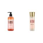 Bella Vita Luxury Glam Woman Body Wash Refreshing Shower Gel for Deep Cleansing Hydrating Moisturising Softer & Smoother Skin with Aloe Vera 500 ml Glam Women Body Spray Mist Perfume - Fast UK Delivery