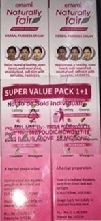Emami Naturally Fair Fairness Cream, 25ml super value pack 1+1(not to be sold individually) - Fast UK Delivery - Image 3