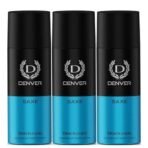 DENVER Saxe Deodorant 150ML(Pack of 3) | Long Lasting Deo for Men & Boys - Fast UK Delivery - Image 2