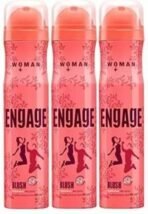 Engage Blush Deo 165 Ml Each - (495 Ml Pack Of 3) Fresh Deodorant Spray - For Women (495 Ml, Pack Of 3) - Fast UK Delivery - Image 2
