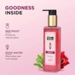 Roop Mantra Premium Beetroot with Rose Water Facewash For Healthy Pinkish Glow -200ML | Gently Cleanses | Hydrates & Soothes Skin | Hydrating Gentle Face Wash | Soap Free | Suitable for All Skin Types - Fast UK Delivery - Image 5