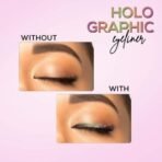 RENEE Holographic Crayon Eyeliner, Smudge-Proof,Shimmery Finish & Long-Lasting, Easy Glide & Quick-Drying Formula With Monochrome Effect, Intense Color Pay-Off, Infused With Vitamin E, 05 Mars, Pink - Fast UK Delivery - Image 7