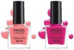 FACESCANADA Splash Glossy Finish Nail Enamel, Ballerina 201, 8 Ml & Splash Glossy Nail Enamel, Pink Flemenco 21, 8 Ml - Fast UK Delivery - Image 2