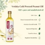 Vedaka Cold Pressed Peanut (Groundnut) Oil 1l - Fast UK Delivery - Image 4