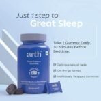 Arth Sleep Support Gummies| For Blissful, Undisturbed Sleep |Contains Melatonin (5mg), L-Theanine (50mg), Chamomile Extract, & Passion Flower| Emcure Pharmaceuticals Ltd. |15 Sleep Supplement Gummies - Fast UK Delivery - Image 7