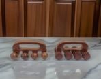 FA INDUSTRIES Wooden B 8ack Massager Back Pain Relief Whole Body Massager Of 8 Massage Roller (Size - 16 x 7.5 x 7.5 cm) Combo Pack of 2 - Fast UK Delivery - Image 5