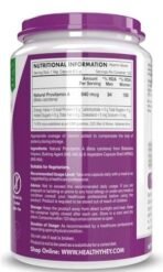 HealthyHey Nutrition Natural Vitamin A from Beta Carotene | Non-Synthetic | Non-GMO | -120 Veg Capsules - Fast UK Delivery - Image 3