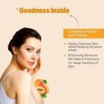 The Bath Store Exfoliating Apricot Body Wash Shower Gel | Exfoliating Body Wash For Dry Skin & Oily Skin | Tan Removal Body Wash For Men & Women | Liquid Soap For Bath - 300ml - Fast UK Delivery - Image 5