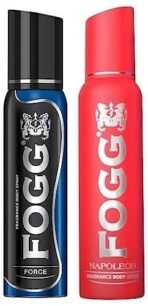 Fogg Napoleon Perfume Body Spray For Men (Red), Long Lasting, No Gas, Everyday Deodorant and Spray, 150ml & FOGG Masti Force 150ml - Fast UK Delivery - Image 2