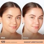 Maybelline Fit Me! Natural Full Coverage Foundation Cream For Combination Skin, Spf-18, Nude Beige 125, 30Ml, Pack Of 1 - Fast UK Delivery - Image 4