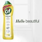 Cif Abrasive Surface Cleaner Cream, Lemon| Kitchen & Bathroom, Removes Grease, Dirt & Tough Stains with Natural Cleaning Particles, 500 ml - Fast UK Delivery - Image 5