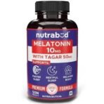 nutrabud Melatonin 10 Mg - 120 Veg Tablets - For Sleep Support,Nerve Relaxation,And Stress Relief - Non-Habit Forming For Men & Women (120 Count (Pack Of 1),Unflavoured),120 Capsule - Fast UK Delivery - Image 2