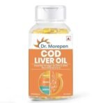 Dr. Morepen COD Liver Oil Capsules | Finest Natural Omega 3, EPA & DHA | Pack of 100 Softgels - Fast UK Delivery - Image 2