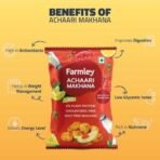 Farmley Roasted Makhana I 204 gram I Peri Peri, Tangy Tomato, Cream & Onion, Achaari (51g each, Pack of 4) | Healthy Makhana Roasted In Olive Oil Snacks (Combo Of 4) - Fast UK Delivery - Image 7