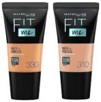 Maybelline New York Fit Me Matte+Poreless Liquid Full Coverage Foundation For Oily Skin Powder Tube,310 Sun Beige,330 Toffee,18Ml,Pack Of 1 - Fast UK Delivery - Image 2