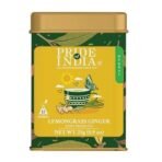 Pride of India | Lemongrass Ginger Zesty Fresh Tea | 15 Pyramid Full Leaf Individually Wrapped Tea Bags | 100% Herbal Blend from Single Origin | Tangy & Spicy Flavor | Caffeine-Free - Fast UK Delivery - Image 2